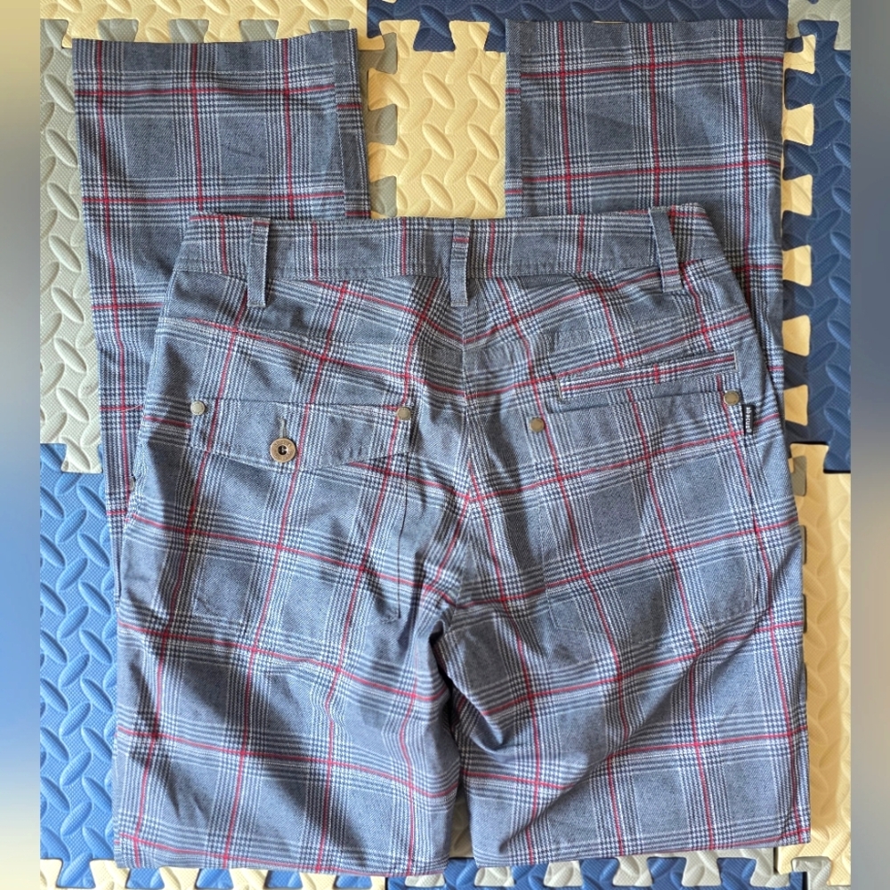 NWT‎ Abacus Gray Plaid Stretch Dry Trousers Windproof Water Resistance Sz. 4 - Picture 4 of 5